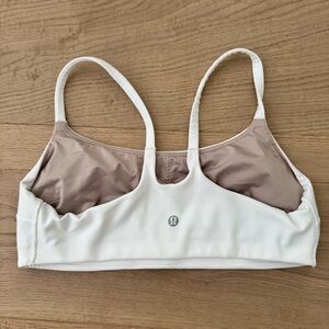 Lululemon Athletica White Sports Bra